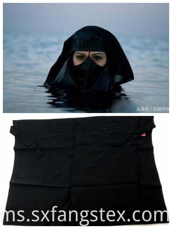 Custom Arabic Abaya Islamic Muslim Hijab Niqab Scarf 